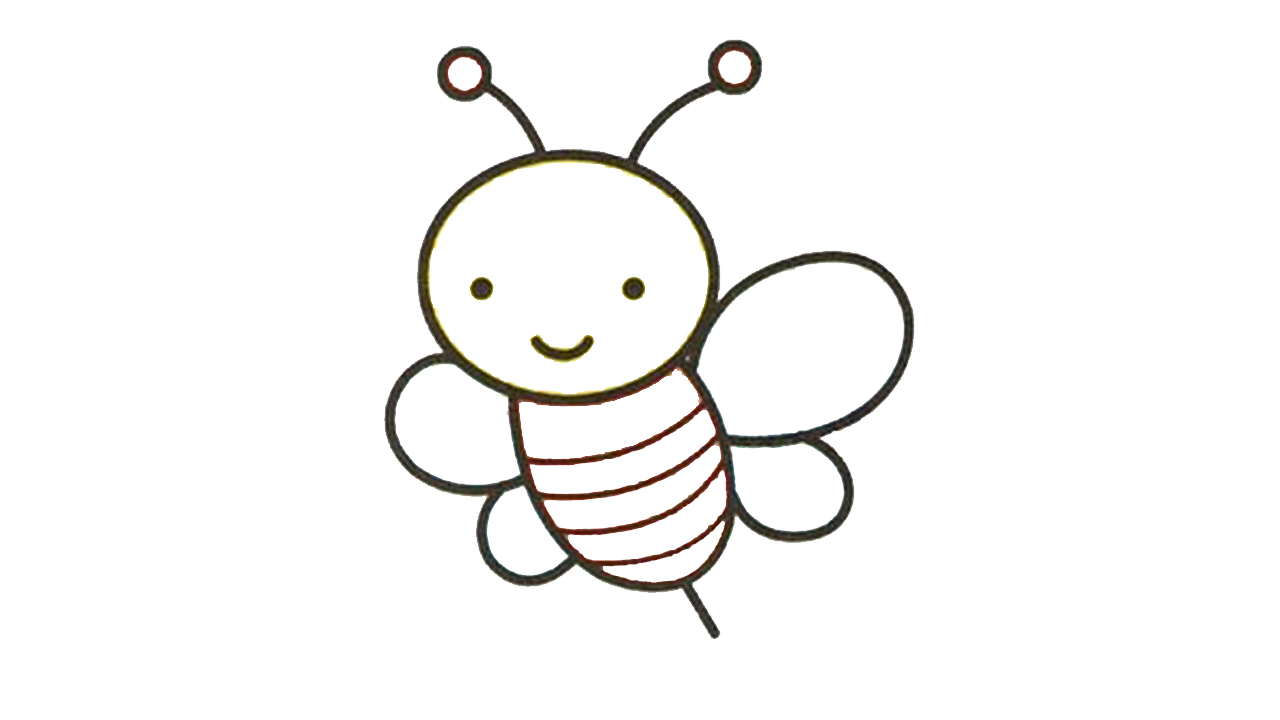 蜜蜂简笔画4