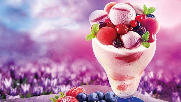 蓝莓怎么吃-蓝莓冰激凌