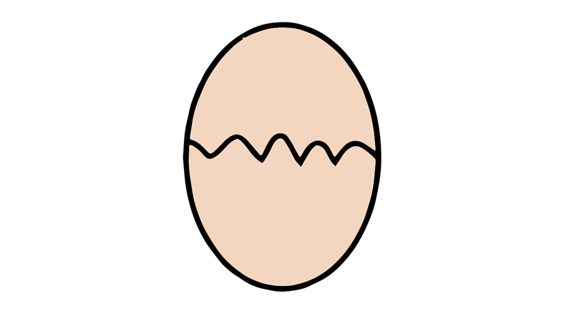 鸡蛋简笔画